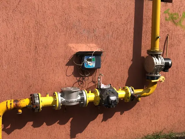 Linea di misura del gas con convertitore
